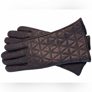 100% Sheepskin Leather Gloves Cashmere Lined Size M